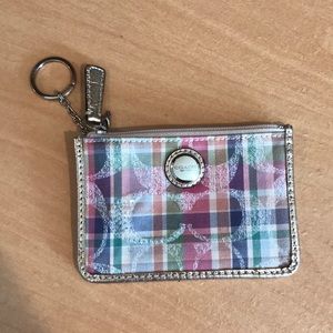 Coach mini wallet with sequence